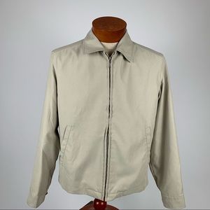 CLAIBORNE HARRINGTON KHAKI JACKET